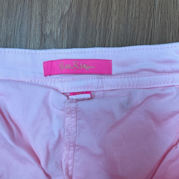 Lilly Pulitzer Colette pink jean skirt - Picture 3 of 5